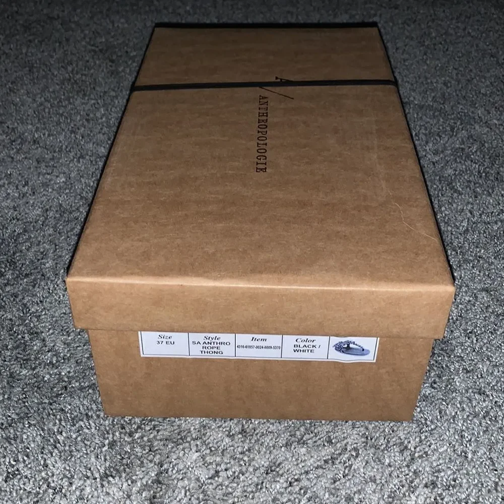NIB Anthropologie Rope Sandals